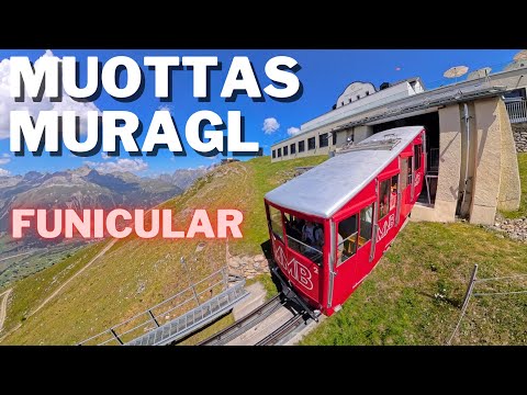 MUOTTAS MURAGL Funicular. A video your mother wouldn't want you to see....... 🇨🇭