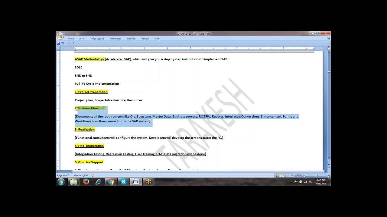 SAP Testing Training 4 By TARAKESH(SAP TESTING GURU)