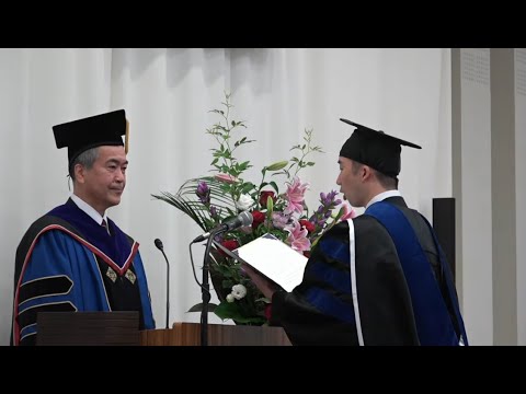 令和5年9月期金沢大学学位記授与式　September 2023 Kanazawa University Degree Conferment Ceremony