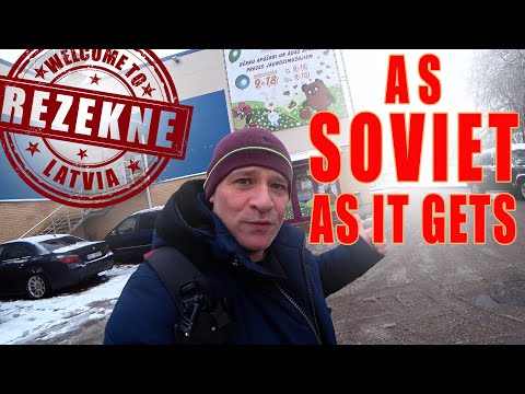 Stranded in Rezekne For Two Days - The Movie Set Town! 🇱🇻