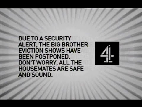 Big Brother Bombscare Security Alert Evacuation // Channel 4 (+ Continuity Links) // 4 July 2003
