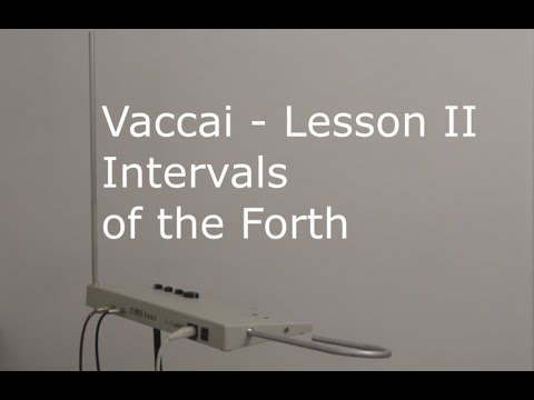 Vaccai - Lesson II, Intervals of the Forth| Lydia Kavina - theremin