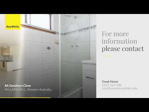 8A Goodwyn Close, Millars Well, WA 6714, 3 રૂમ, 1 બાથરૂમ, House