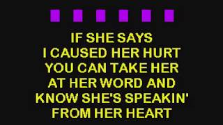 BEST KARAOKE   She Can&#39;t Say I Didn&#39;t Cry  - Rick Trevino