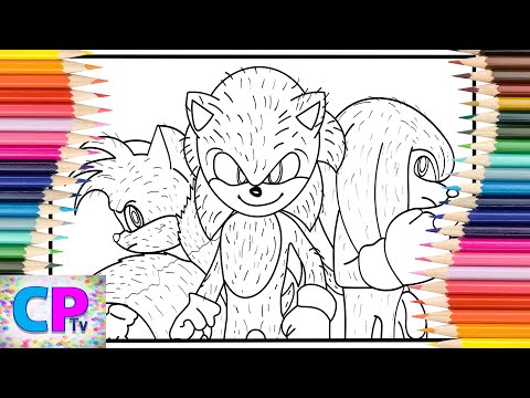 Sonic 2 Coloring Pages/Sonic the Hedgehog Coloring/Cartoon - On & On (feat. Daniel Levi[NCS Release]
