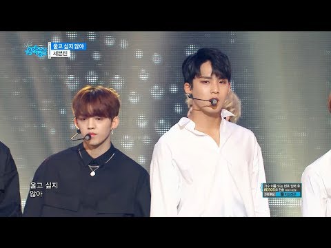 【TVPP】 SEVENTEEN - Don't Wanna Cry, 세븐틴 - 울고 싶지 않아 @ Show Music core
