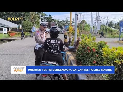 IMBAUAN TERTIB BERKENDARA SATLANTAS POLRES NABIRE