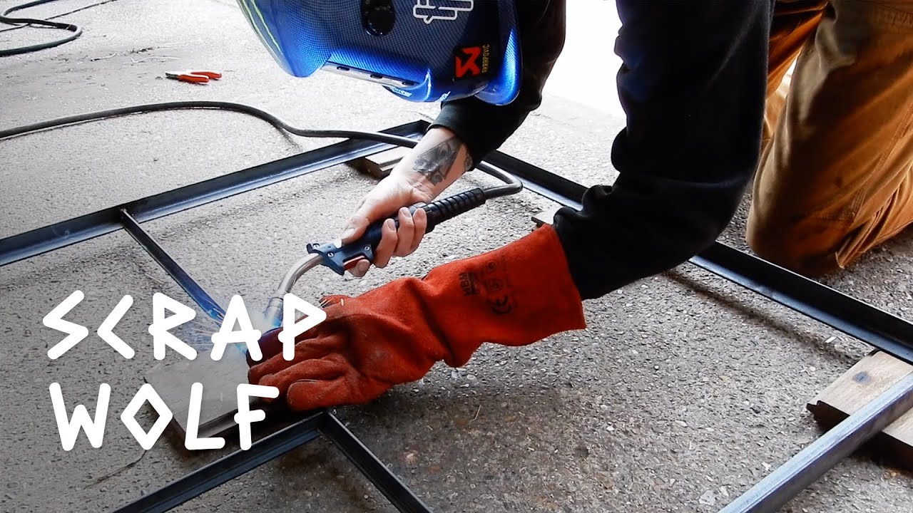 Stalen room divider lassen - Scrap Wolf