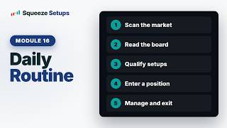 Daily Routine - How to Trade Squeezes (Part 16)