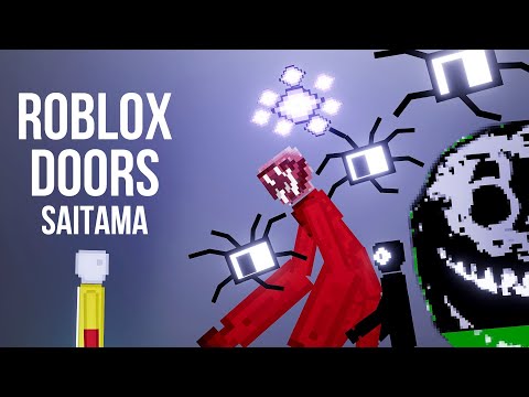 What if... SAITAMA plays Roblox DOORS - People Playground 1.25