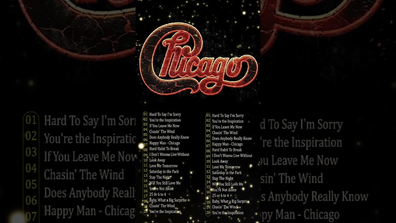 Best of Chicago – Greatest Hits Playlist🎧Chicago Greatest Ballads & Love Songs#chicago