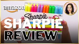 SHARPIE CHISEL TIP HIGHLIGHTER REVIEW + AMAZON BASICS HIGHLI