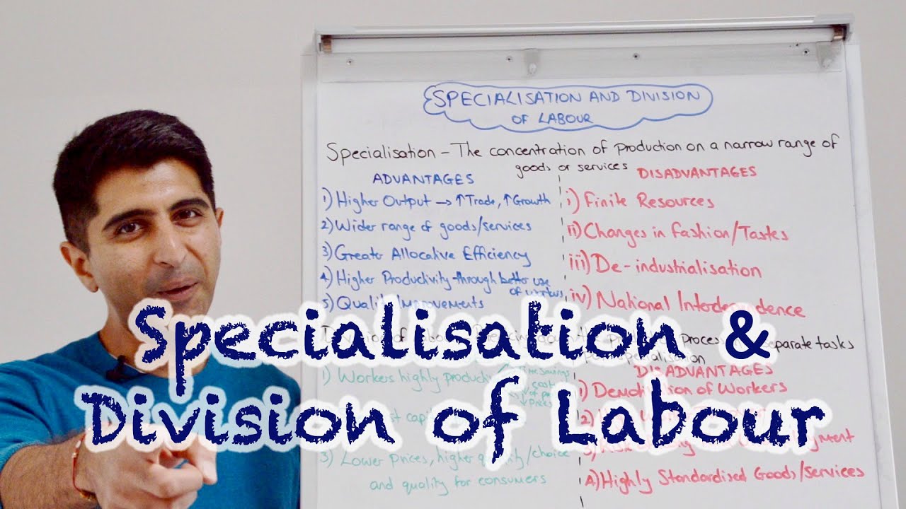 Y1 39) Specialisation and the Division of Labour
