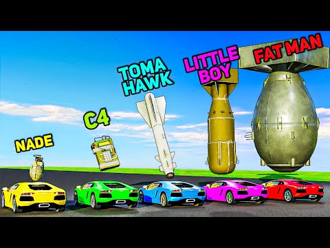 Cars vs explosions in GTA 5