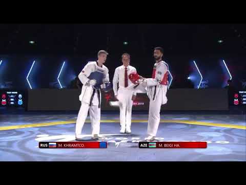 World Taekwondo Grand-prix 2019 Male Under= 80Kg Final MILD BEIGI HARCHEGANI🇦🇪 🆚 MAKSIM KHRAMTCOV