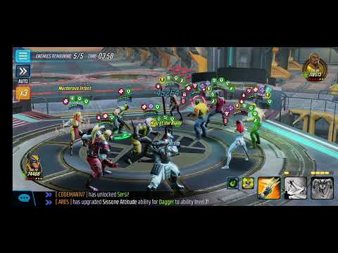 Weapon X vs Heroes for Hire - No T4 Silver Samurai passive