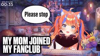 Nekoyashiki Miku Finds Out Her Mom Joined Her Fanclub [NIJISANJI EN Sub]