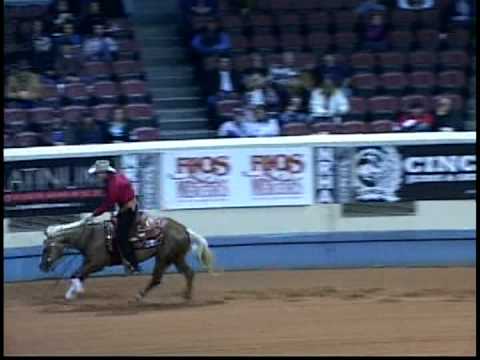 Nathan Piper riding A Little Flash of Filly, NRHA Futurity 2011