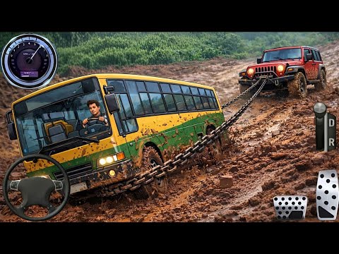 4x4 Offroad Jeep Driving Simulator 3D 🚙 | Extreme SUV 4x4 Offroad Adventure Gameplay (Android)