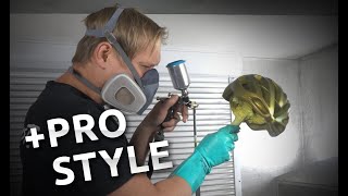 how to paint a bike helmet- ETOE Designs