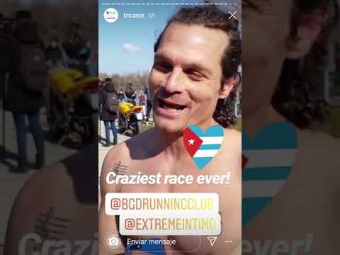 Interview. First foreigner. Under pants race Extreme Intimo. Belgrade 2020