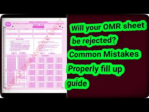 Omr sheet mistakes/proper & faster fill up trick and reason ...