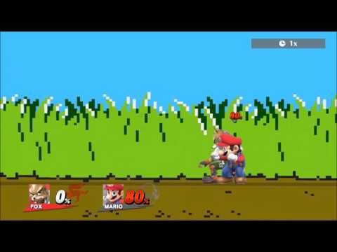 Sm4sh Wii U Bidou tech with game cube controller