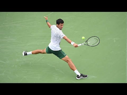 Теннис Highlights: Djokovic Rallies To Beat Mannarino Cincinnati 2018