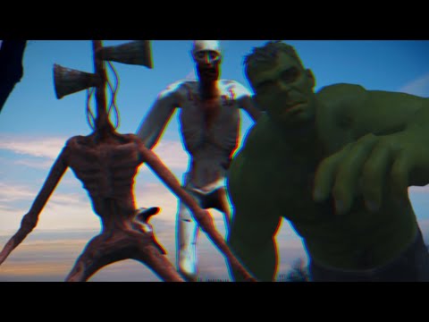 siren head vs scp 096 vs hulk