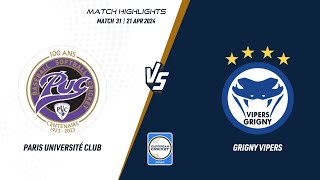 Match 31 - PUC vs GGV | Highlights | ECS France, 2024 | 21 Apr 2024 | ECS24.274