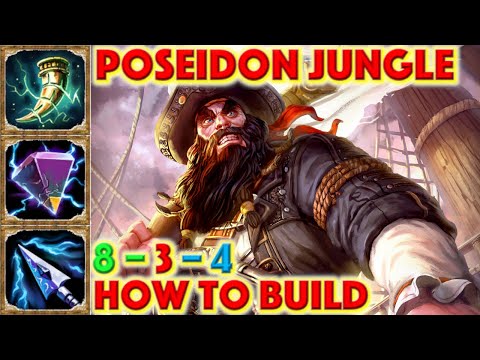 SMITE HOW TO BUILD POSEIDON - Poseidon Jungle Build + How To + Guide (Season 7 Conquest) DreadBeard