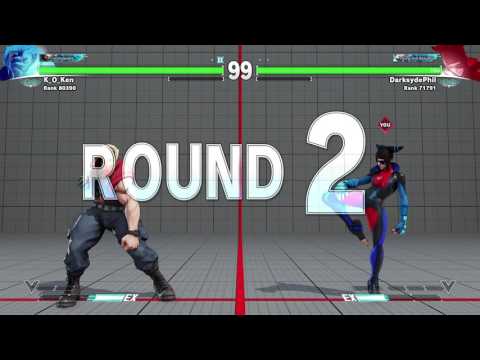 Street Fighter V DLC: Juri Online MP pt4 - vs. Nash