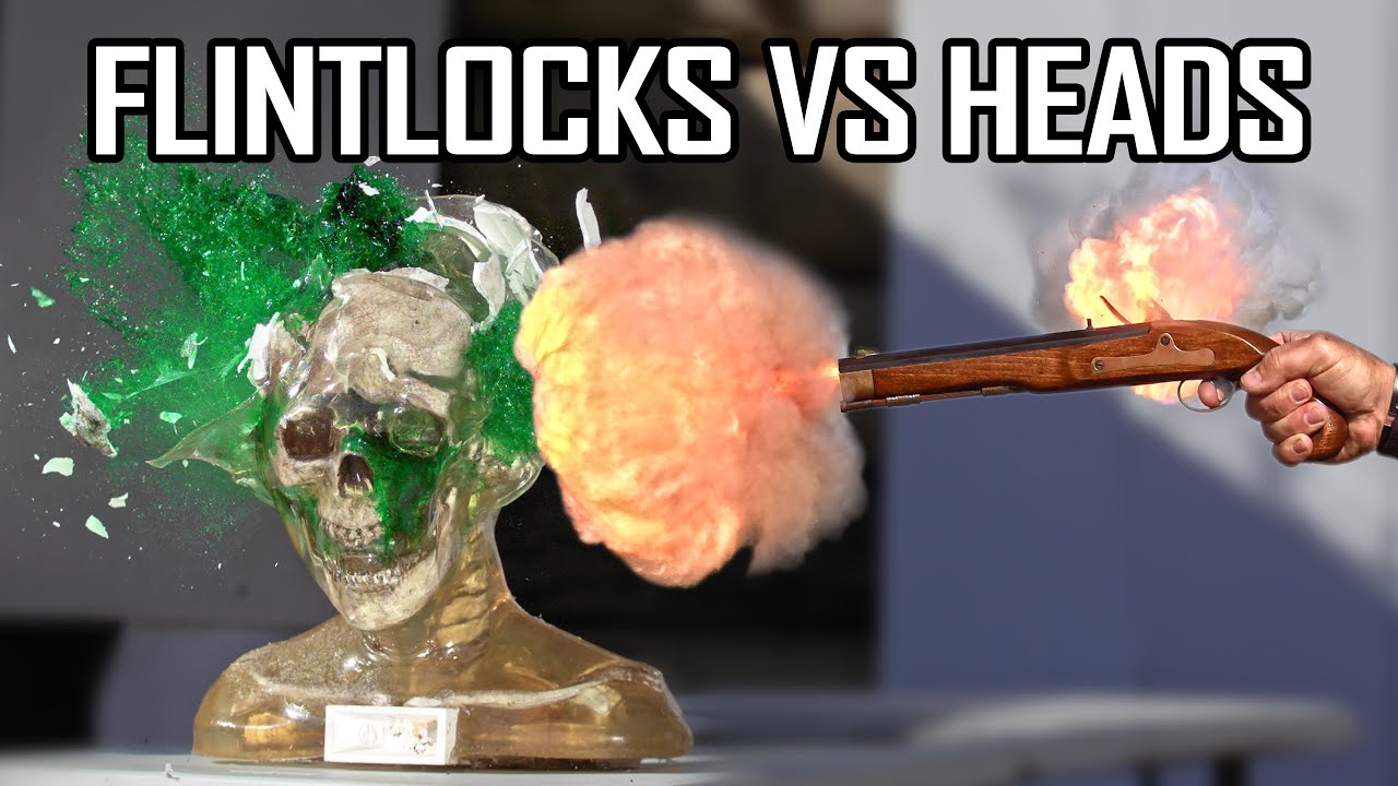 How Powerful are Black Powder Guns?? - Ballistic High-Speed