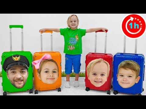 Airport Challenge with Chris and other funny stories for kids