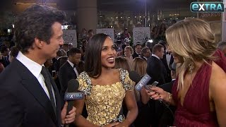 Golden Globes 2017: Kerry Washington on Life with Two Kids, President Obama's Farewell Party