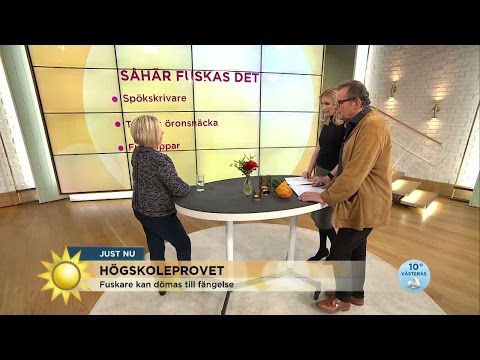Inför högskoleprovet på lördag - så ska fusket stoppas - Nyhetsmorgon (TV4)