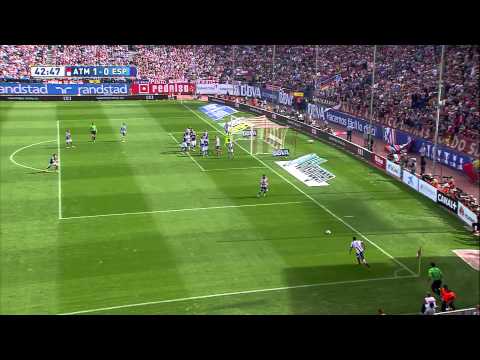 Gol de Tiago (1-0) en el Atlético de Madrid - RCD Espanyol - HD
