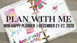 Plan with Me | Mini Happy Planner | December 21-27, 2020 #happyplanner