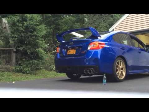 2015 Subaru STI magnaflow cat back exhaust