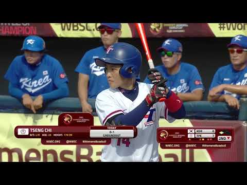 Highlights: Korea v Chinese Taipei - Women's Baseball World Cup 2018