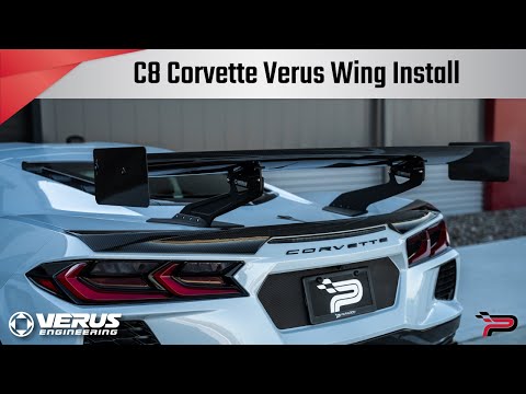 C8 Corvette Verus Engineering UCW Rear Wing Install - Paragon Performance