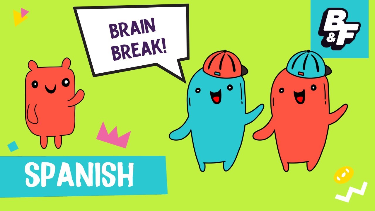 Learn Spanish with BASHO & FRIENDS | Brain Break Movement Song for Kids