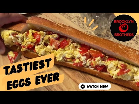 Peppers and Eggs Sandwich | Italian Potatoes and Egg Recipe