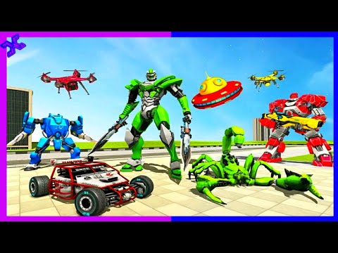Scorpion Robot Car Transform Android gameplay