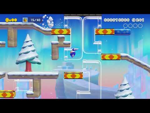 Full automatic level by unäD 🍄 Super Mario Maker 2 #alf