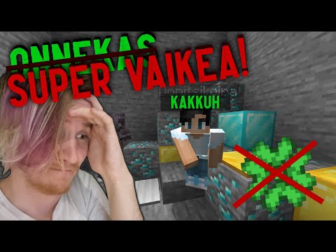 Pelasin KAKUN kanssa Jyksedin ONNEKASTA minecraftiä, mutta...