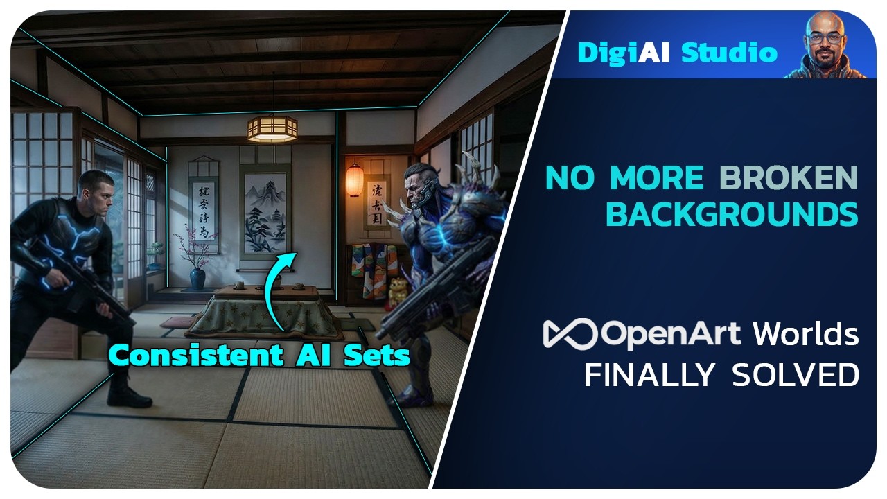 AI Finally Solved Consistent Sets and Backgrounds (OpenArt Worlds Full Tutorial)
