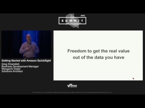 AWS Summit Series 2016 | Chicago - Getting Started with Amazon QuickSight