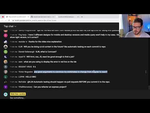Refactoring a subscribers react project live
