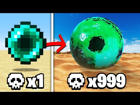 Minecraft, But Your Deaths = Realism...